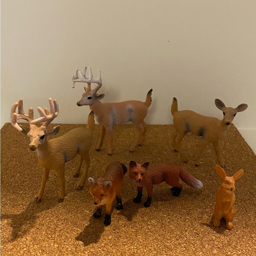 Wildlife Set - Deer, Fox & Hare -